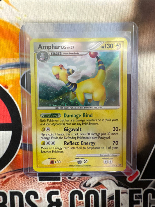 Pokémon Ampharos Lv. 57 Platinum 1/127 Holo Rare