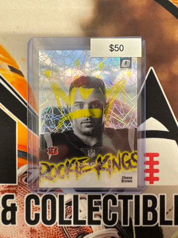 2023 Panini Donruss Optic NFL Chase Brown Rookie Kings