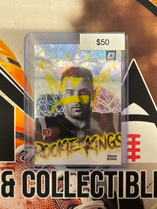 2023 Panini Donruss Optic NFL Chase Brown Rookie Kings