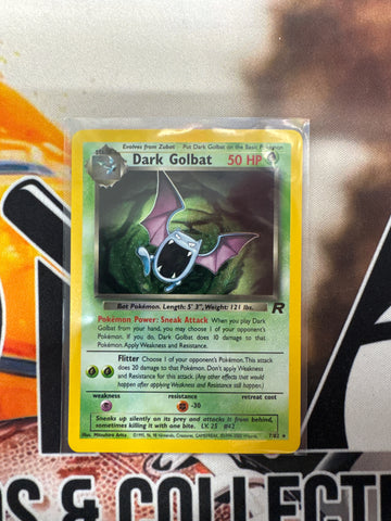 Pokémon Dark Golbat Team Rocket Holo 7/82