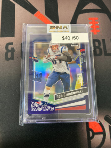 2023 NFL Donruss Optic Rob Gronkowski Purple /50