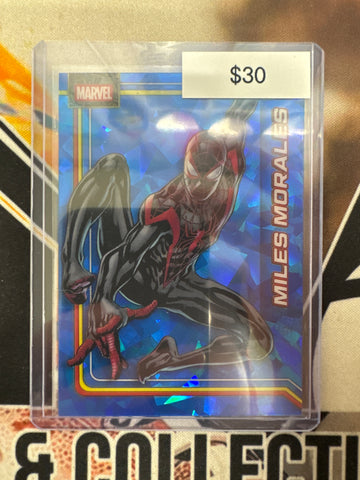 2026 Topps Chrome Marvel Sapphire Miles Morales Sapphire Base