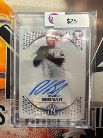 2026 Topps Pristine MLB David Bednar Pristine Autograph Refractor