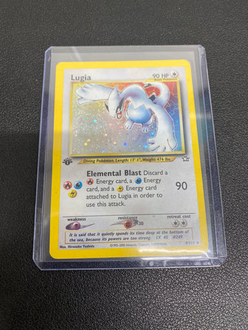 Pokémon Lugia Neo Genesis 1st Edition Holo 9/111 DM