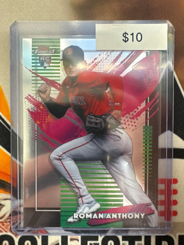 2026 Topps Finest MLB Roman Anthony Rookie Rare Base