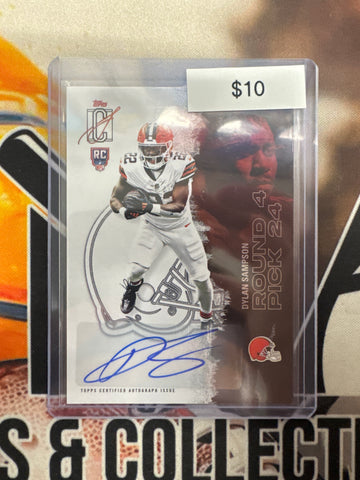 2025 Topps Signature Class NFL Dylan Sampson Rookie Autograph
