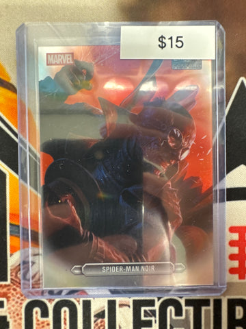 2026 Topps Chrome Marvel Spider-Man Noir FanFare Card SP