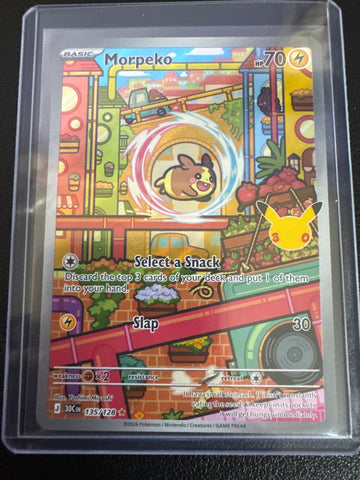 Pokemon Morpeko 135/128 30th Celebration