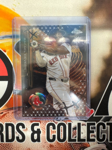 2025 Topps Chrome X Cactus Jack Rafael Devers Black Refractor /10