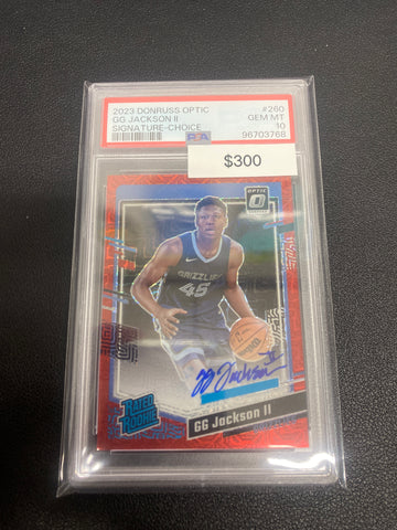 2023 Panini Donruss Optic GG Jackson II Rated Rookie Signature Choice PSA 10