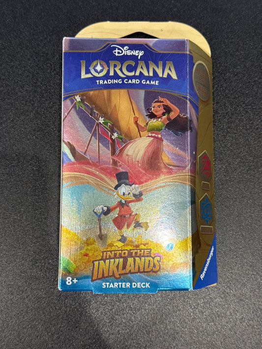 Disney Lorcana Into The Inklands Starter Deck Ruby & Sapphire