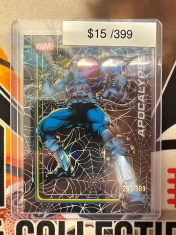 2026 Topps Chrome Marvel Apocalypse Spider-Web Refractor /399