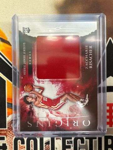 2024-25 Panini Origins NBA Zaccharie Risacher Rookie Jumbo Relic