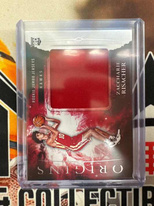 2024-25 Panini Origins NBA Zaccharie Risacher Rookie Jumbo Relic