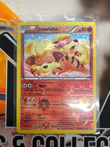 Pokémon Growlithe RC4/RC25 Legendary Treasures: Radiant Collection LP