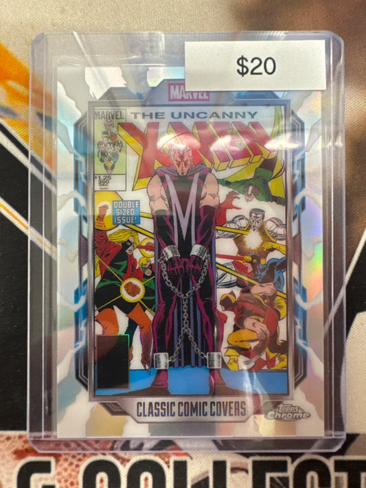 2026 Topps Chrome Marvel Classic Comic Covers Uncanny X-Man #200 (1985) Refractor