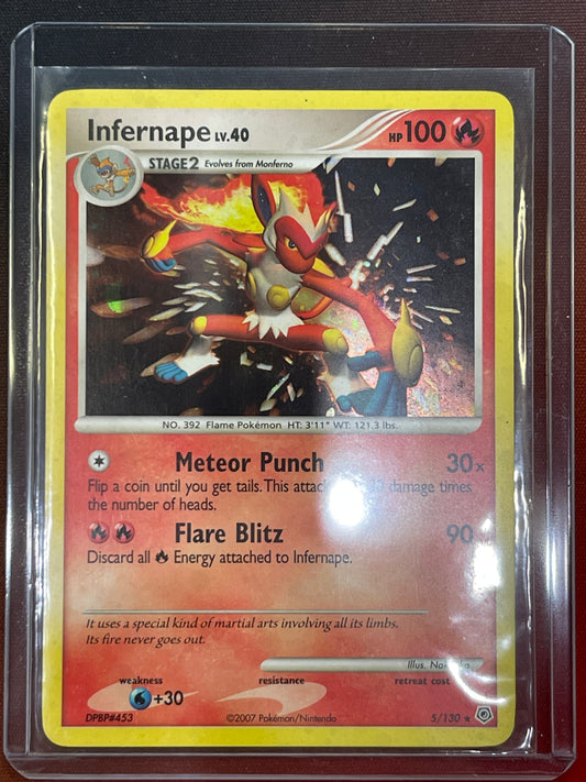 Pokémon Infernape Holo Diamond and Pearl 5/130