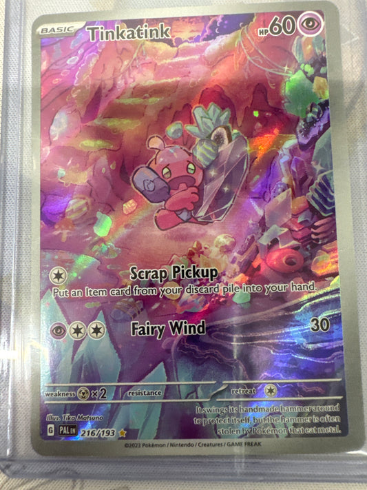 Pokemon Tinkatink 216/193 Paldea Evolved