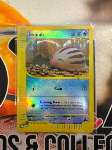 Pokémon Swinub Skyridge 107/144 Reverse Holo