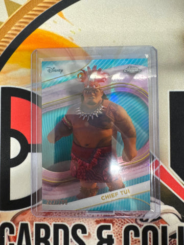 2025 Topps Chrome Disney Chief Tui Teal Refractor /299