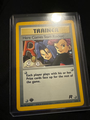 Pokémon Here Comes Team Rocket! 1st edition holo