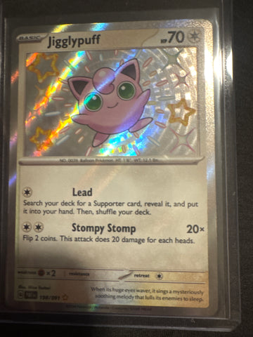 Pokemon Jigglypuff 198/091 Paldean Fates