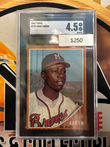 1962 Topps MLB Hank Aaron SGC 4.5