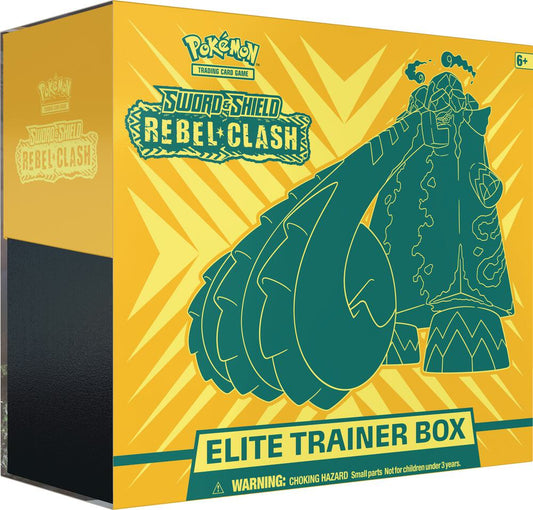 Pokemon Rebel Clash ETB Elite trainer box