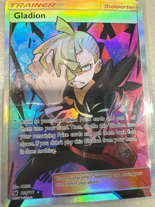 Pokémon Gladion full art 109/111 Crimson Invasion