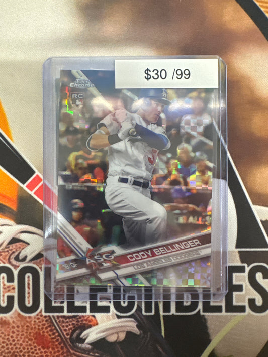 2017 Topps Chrome MLB Cody Bellinger Rookie All Star Game X-Fractor /99