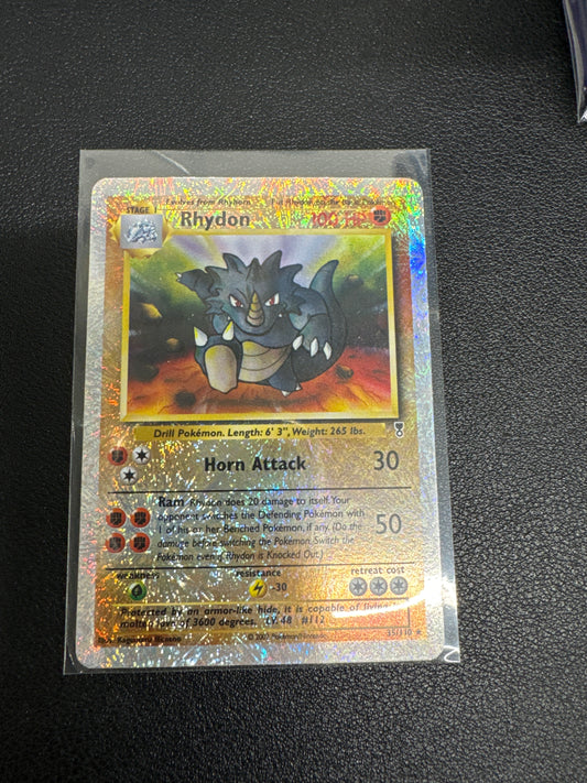 Pokemon Rhydon 35/110 reverse holo legendary collection