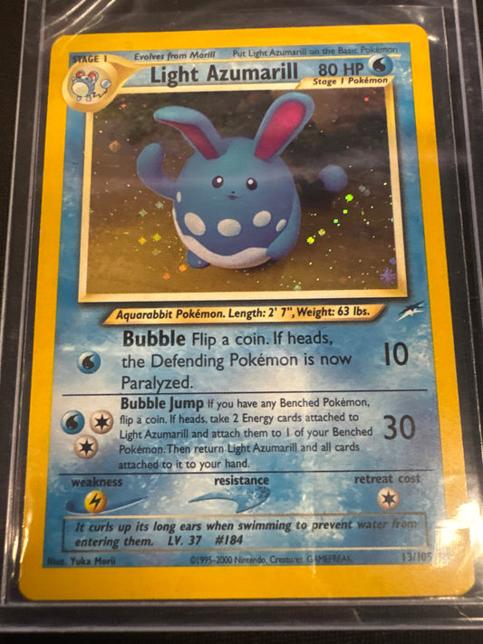 Pokémon Light Azumarill 13/105 Neo Destiny DM