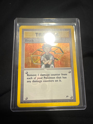 Pokémon Brock Gym Heroes Holo 15/132 DM
