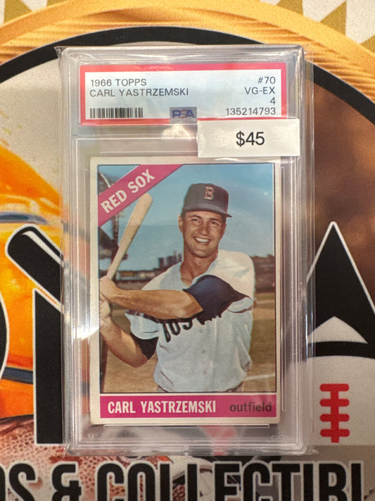 1966 Topps MLB Carl Yastrzemski PSA 4