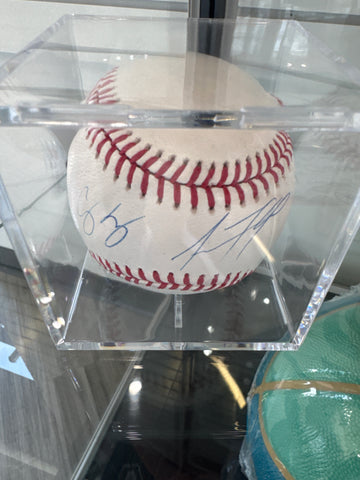 Fanatics Under Wraps Corey Seager & Adolis Garcia Autograph Baseball