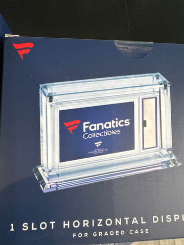 Fanatics 1 slot horizontal acrylic case for graded card