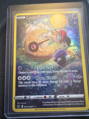 Pokemon Lunatone GG11/GG70 Crown Zenith