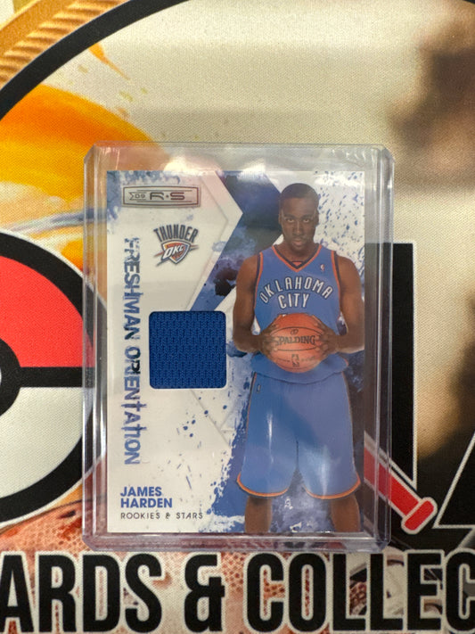 2009 Panini Rookies & Stars James Harden Freshman Orientation Patch /299