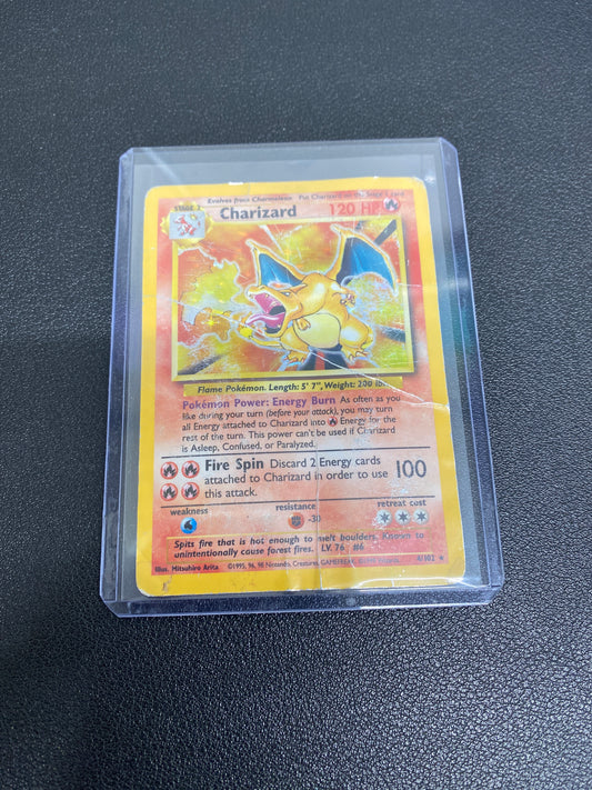 Pokemon Charizard Base Set Holo 4/102 DM