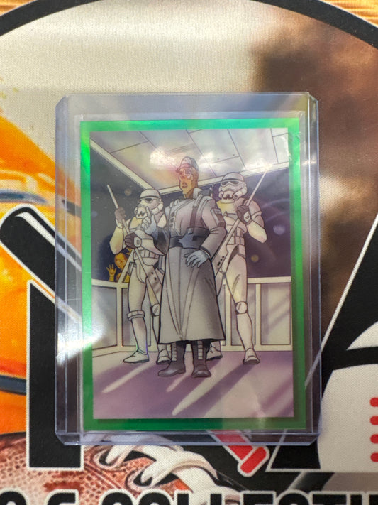 2025 Topps Star Wars Galaxy Vintage Star Wars Green Refractor /99