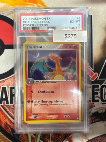 Pokémon Charizard Holo Power Keepers 6/108 PSA 6