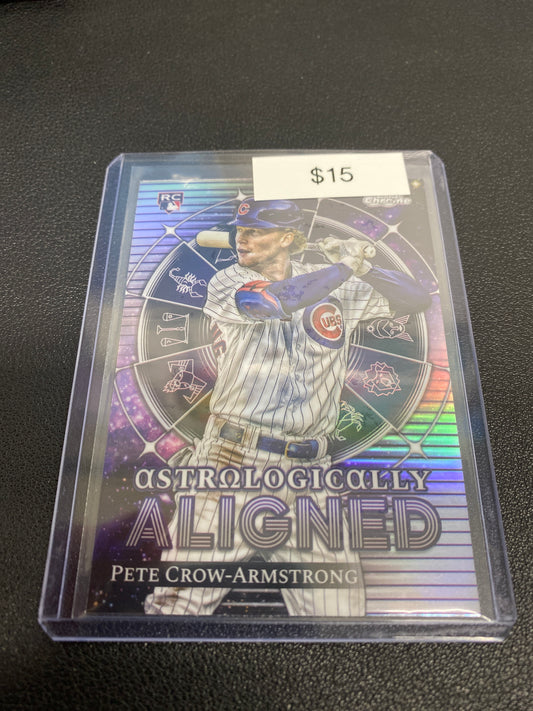 2024 Topps Chrome Cosmic Astrologically Aligned Rookie Pete Crow-Armstrong