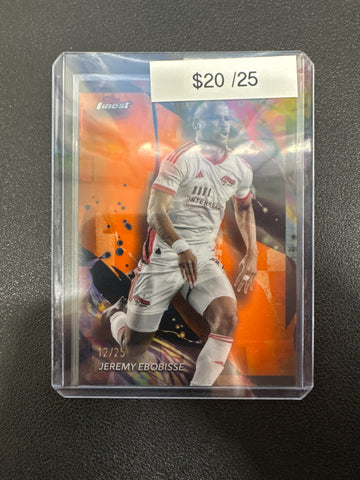 2024 Topps Finest MLS Jeremy Ebonisse Uncommon Orange /25