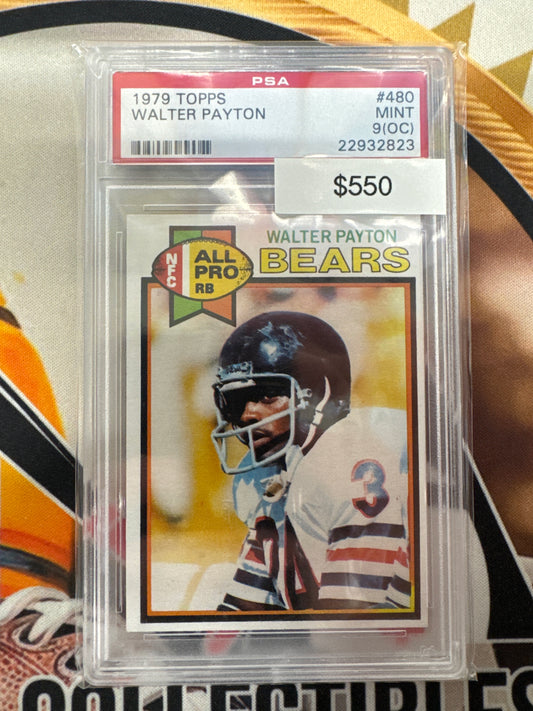 1979 Topps Football Walter Payton All Pro PSA 9 (OC)