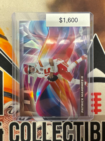 2025 Topps Chrome NFL Patrick Mahomes II Helix Case Hit SSP