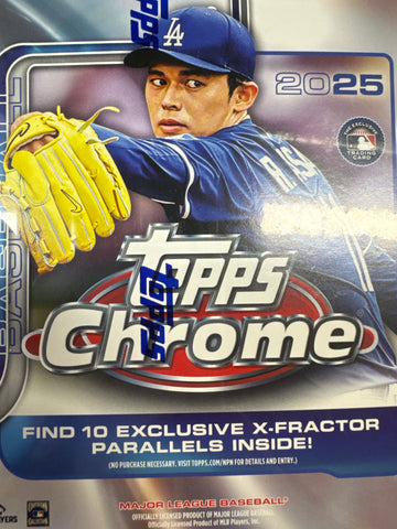 2025 Topps Chrome MLB mega box