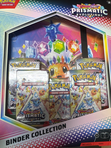 Pokemon Prismatic Evolution binder collection