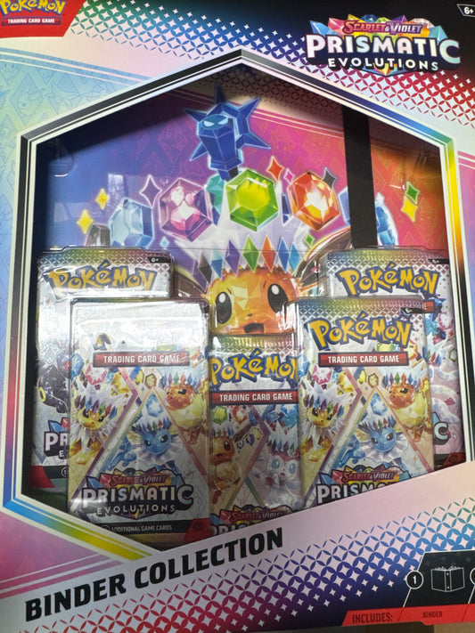 Pokemon Prismatic Evolution binder collection