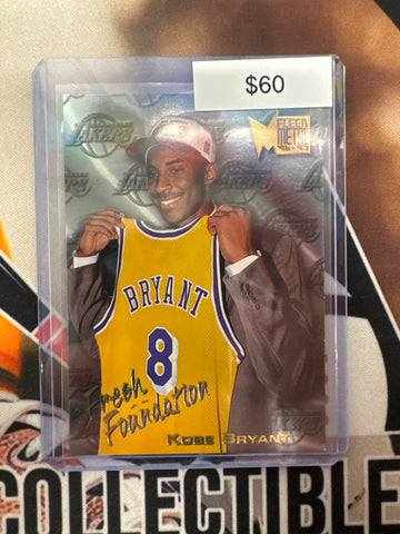 1996 Fleer Skybox Basketball Kobe Bryant Fresh Foundation Rookie
