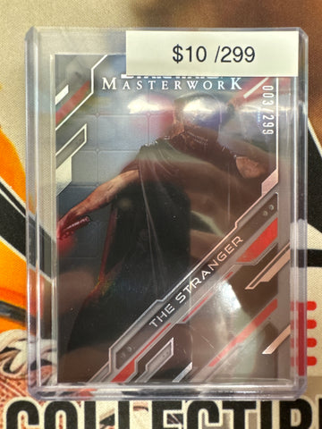 2025 Topps Star Wars Masterwork The Stranger The Mandalorian Refractor /299